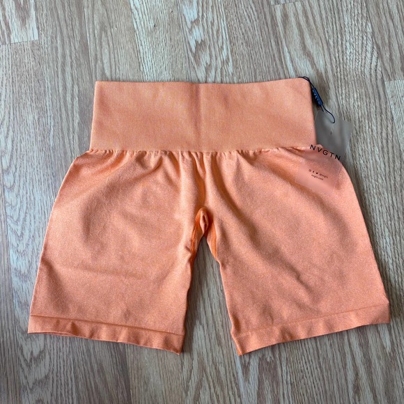 NVGTN Shorts Nvgtn Orange Legging Shorts Small Poshmark